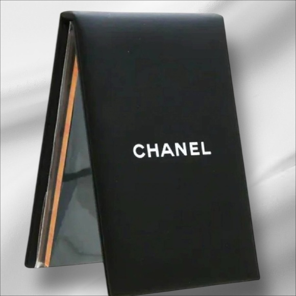 Chanel Double Compact Travel Mirror with Case - Picture 1 of 4